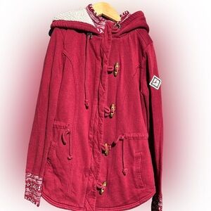 Hollister Sherpa lined jacket for women